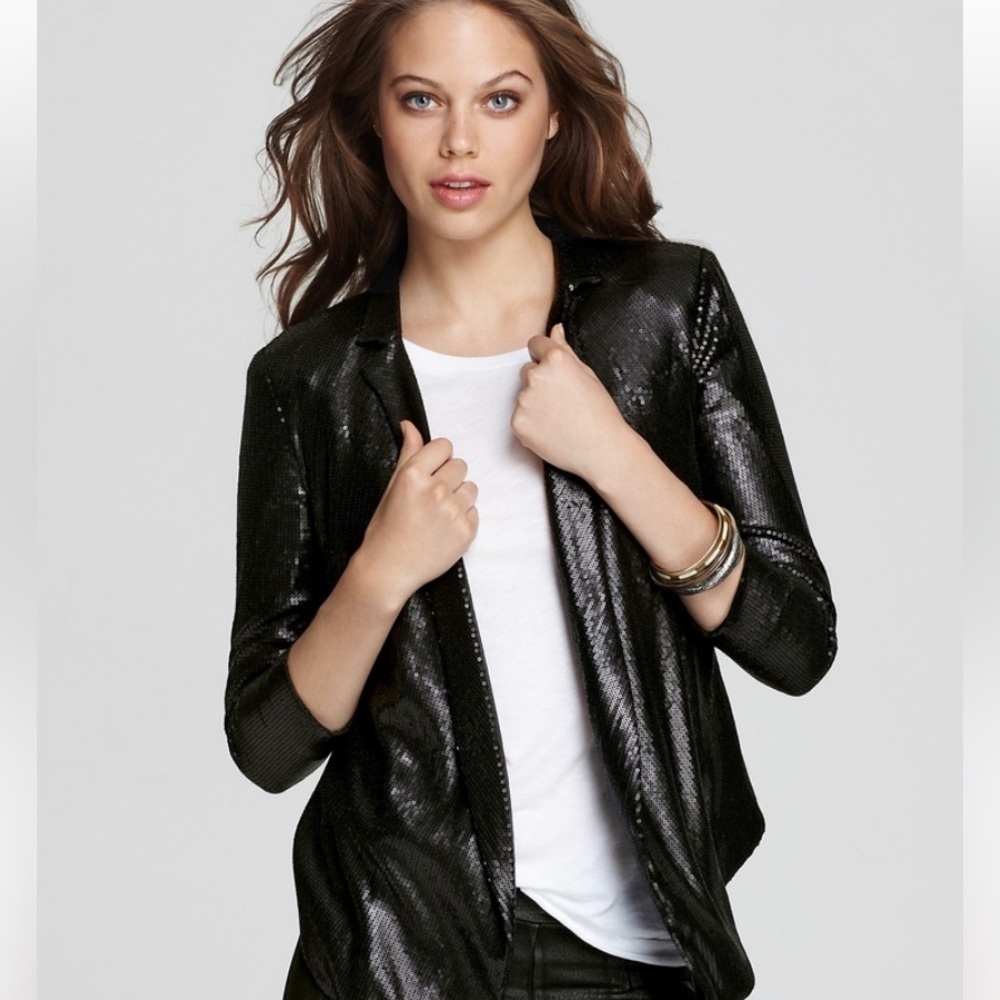EUC Ella Moss Sequined Jacket Small